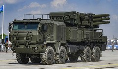 Tổ hơp pháo-tên lửa phòng không Pantsir-SM. Ảnh Techcult