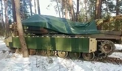 Xe tăng Abrams của quân đội Ukraine. Ảnh Military Watch