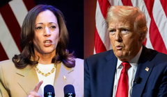 Phó Tổng thống Mỹ Kamala Harris và cựu Tổng thống Donald Trump (Ảnh: Nikkei Asia)