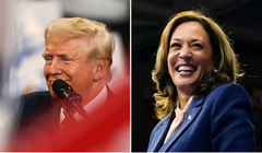 Ông Donald Trump và bà Kamala Harris, 2 ứng cử viên hàng đầu cho chức Tổng thống Mỹ tiếp theo (Ảnh: Nikkei Asia)