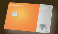 Hình ảnh mẫu thẻ tín dụng mới của Alibaba (Ảnh: SCMP)