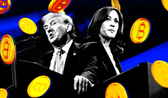 Cả hai ứng cử viên Tổng thống hàng đầu đều cố gắng thu hút ngành công nghiệp tiền mã hóa (Ảnh: Business Insider)