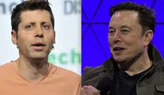Giám đốc điều hành OpenAI Sam Altman và Elon Musk. Ảnh: Business Insider.