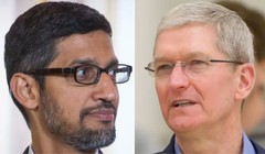 Trong quảng cáo cho Pixel 10, Google đã chỉ trích sự chậm trễ của Apple đối với AI. Ảnh: Business Insider.