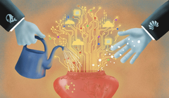 Huawei và DeepSeek đã trở thành những người tiên phong trong tham vọng AI của Trung Quốc. Ảnh: SCMP.