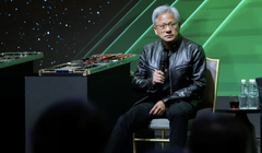 Giám đốc điều hành Nvidia Jensen Huang tham dự một sự kiện tại diễn đàn COMPUTEX ở Đài Bắc, Đài Loan. Ảnh: Reuters.