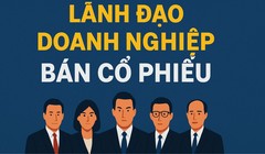 Làn sóng lãnh đạo doanh nghiệp ồ ạt bán cổ phiếu. Ảnh minh họa