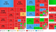Cổ phiếu CEO, HDC, TCH, DXG... la liệt sàn, VN-Index mất hơn 22 điểm