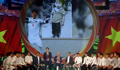 Chương trình Giao lưu cùng đội tuyển U23 Việt Nam phát sóng ngày 06/02/2018. Nguồn: VTV