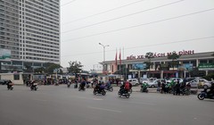 Trên đoạn đường Phạm Hùng không xảy ra tình trạng ùn tắc như cuối tuần trước