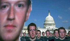 Ông Zuckerberg đã có buổi điều trần "Sự riêng tư trên Facebook, Truyền thông xã hội và Việc sử dụng và dụng dữ liệu" trước Quốc hội Mỹ ngày 11/4. Nguồn: IE