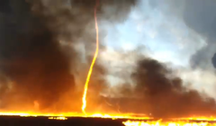 Cơn lốc lửa trên bầu trời nước Anh