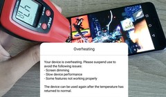 Tình trạng quá nhiệt xảy ra khi chạy bài thử benchmark trên thiết bị Huawei. Ảnh: Anandtech