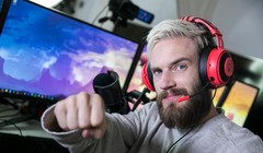 PewDiePie, tên thật là Felix Jjellberg đang là ngôi sao ăn khách hàng đầu YouTube. Ảnh: Medium