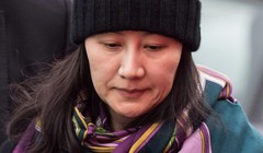 CFO Huawei Mạnh Vãn Châu bị bắt giữ tại Canada đầu tháng 12-2018. Ảnh: Bloomberg