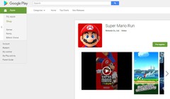 Super Mario Run đã xuất hiện trên Google Play ở dạng cho xem trước