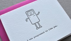 Tấm thiệp đơn giản nhưng độc đáo