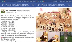 Chiêu trò tặng gấu bông nhân ngày Valentine