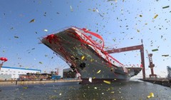 Tàu sân bay tự chế đầu tiên của Trung Quốc đã được hạ thủy