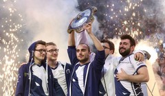 Khoảnh khắc chiến thắng của các thành viên đội game Team Liquid.