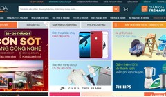 Giao diện trang lazada.vn 
