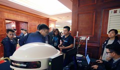 Sản phẩm The Bobbleshop của Maker Hà Nội được giới thiệu tại Techfest 2016. 
Ảnh: Lê Phượng