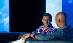 2 CEO của Vungle là Zain Jaffer (trái) và Charles Hudson trong hội nghị của GameBeat 2017.