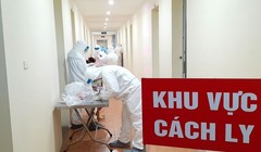 Khu điều trị cách ly tại Bệnh viện Công an thành phố Hà Nội (ảnh: Hải Yến)