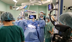 Ca phẫu thuật tách 2 bé song sinh tại BV Nhi đồng TP.HCM (ảnh: BV  Nhi đồng TP HCM)