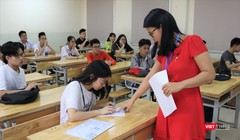 Trong phòng thi (ảnh: Minh Thúy)