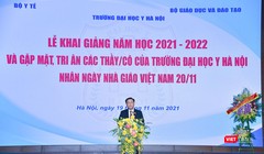 Chủ tịch Quốc hội Vương Đình Huệ phát biểu
