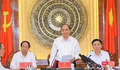  Chủ tịch nước Nguyễn Xuân Phúc làm việc với Ban Thường vụ Tỉnh ủy Thanh Hóa