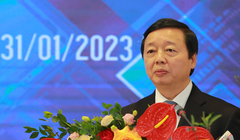 Phó Thủ tướng Chính phủ Trần Hồng Hà phát biểu tại Giao ban Báo chí đầu xuân Quý Mão 2023 vừa diễn ra sáng nay (31/1), tại Hà Nội. (Ảnh: VGP/Minh Khôi)