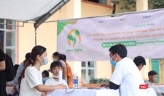 Khám tầm soát cho trẻ tại huyện Mường Khương, tỉnh Lào Cai