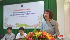 Thứ trưởng Bộ Y tế Nguyễn Thị Liên Hương nhấn mạnh việc cần nâng cao năng lực truyền thông y tế