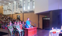 Hiện trường vụ cướp ngân hàng hôm 