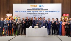 Pfizer và VNVC ký kết biên bản ghi nhớ hợp tác sản xuất vắc xin chất lượng cao 