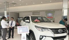 Fortuner tại một đại lý Toyota ở quận Bình Thạnh, TP HCM. 