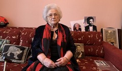 Brok-Beltsova trong căn hộ ở ngoại ô Moskva hôm 8/5. Ảnh: Washington Post.