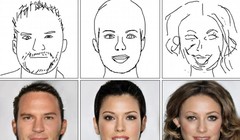 Hệ thống DeepFaceDrawing cho phép tạo ra hình ảnh gương mặt người giống thật, sắc nét từ bản vẽ.