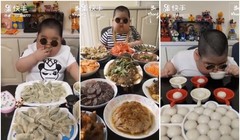 Hình ảnh thường gặp ở các video có nội dung ăn uống của trẻ em (Ảnh minh họa)