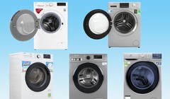 Loạt máy giặt lồng ngang cỡ lớn giảm giá đầu năm