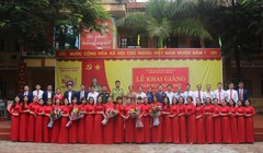 Lễ khai giảng năm học 2022 – 2023. Ảnh: NT