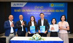 Hòa Phát và Điện máy Xanh hợp tác chiến lược phân phối máy lọc nước và các sản phẩm điện gia dụng