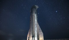 Nguyên mẫu SN1 của tàu vũ trụ Starship. Ảnh: Engadget