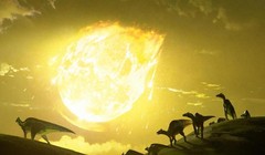 Nguyên nhân dẫn đến sự biến mất của loài khủng long được cho là do vụ va chạm của một tiểu hành tinh với Trái Đất. Ảnh: India Gone Viral