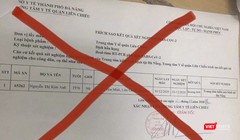 Phiếu xét nghiệm COVID-19 bị sửa kết quả gây hoang mang dư luận