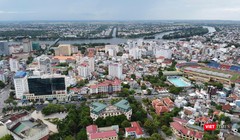 Một góc TP Đà Nẵng nhìn từ trên cao