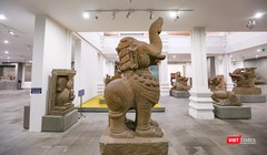 Hiện vật tượng Gajasimha (Voi - Sư tử) đang được lưu giữ tại Bảo tàng Điêu khắc Chăm Đà Nẵng vừa được công nhận là Bảo vật Quốc gia.