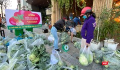 Điểm giải cứu nông sản từ Hải Dương tại số nhà 370 đường 2/9 (quận Hải Châu, TP Đà Nẵng).